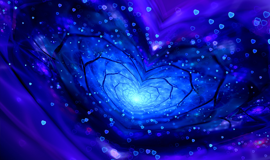 Deepak Chopra blue heart tunnel
