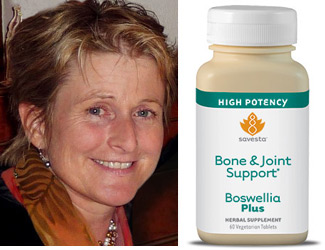 portrait sherry erickson boswellia bottle