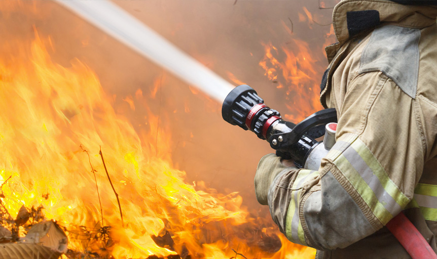 California Fire Foundation Lou Paulson flames