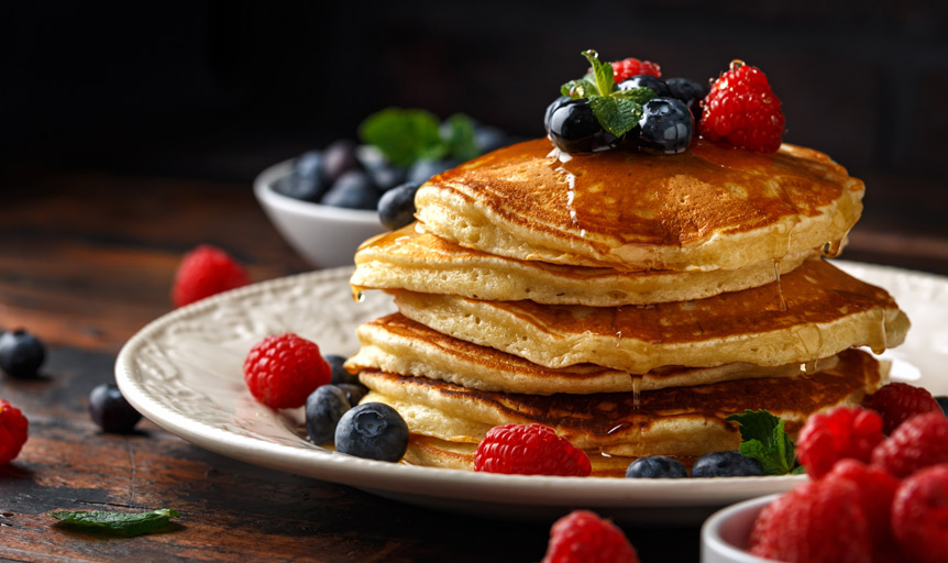 Fruit pancakes Chef Daniel Orr